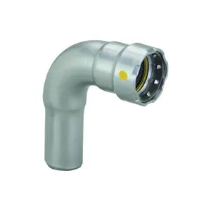 MegaPress® 26061 90 deg Street Elbow, 1 in, Fitting x Press, Carbon Steel, Import - (Only sold in box quantities of 5)