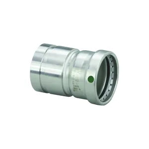 ProPress® 80063 Tube Adapter, 4 in, IPS x Press, 316 Stainless Steel, Import