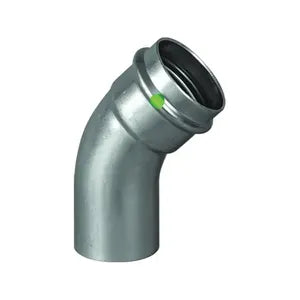 ProPress® 80555 45 deg Street Elbow, 1-1/2 in, Fitting x Press, 316 Stainless Steel, Import