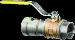 MegaPress®®G 30655 Model 6675-1 Ball Valve, 2 x 2 in Nominal, Press x FNPT End Style, Bronze Body, Full Port, HNBR Softgoods, Import