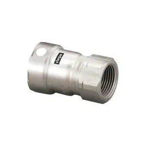 MegaPress® 91240 Model 6812 Adapter, 1/2 in Nominal, Press x FNPT End Style, 316 Stainless Steel, Import - (Only sold in box quantities of 10)
