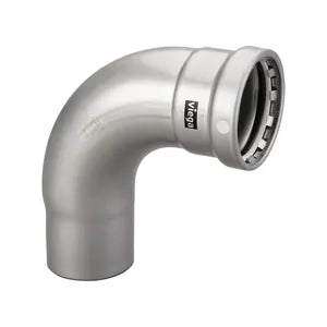 MegaPress® 26515 90 deg Street Elbow, 2-1/2 in, Fitting x Press, Carbon Steel, Import