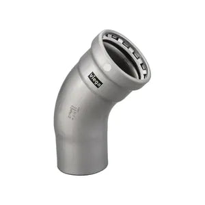 MegaPress® 26550 45 deg Street Elbow, 3 in, Fitting x Press, Carbon Steel, Import
