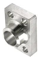 3/4" Sch. 80 Pipe x 3/4" Code 62 Butt Weld Pipe Flange, Stainless Steel, Flat Face, No Bolts/O-Rings - W26-12-SS