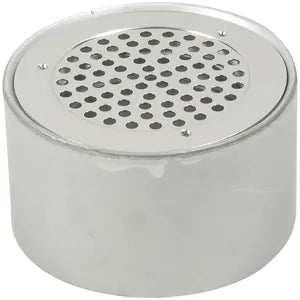 4"(110) 316L SS Vinyl Floor Marine Drain - Upper Part with Welding Sleeve for Vinyl Floors - 473.301.110 S