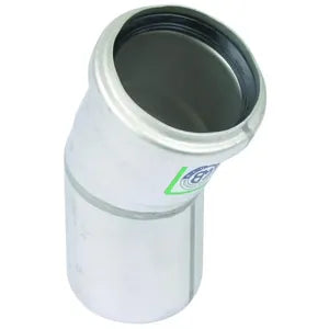 Blucher® 820.023.050 S Pipe Elbow, 50 mm Outlet Nominal, Stainless Steel, Import