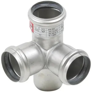 Stainless Steel Cross Double Tee