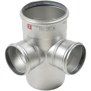 Stainless Steel Cross Double Tee