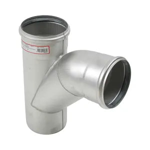 Blucher® 839.110.110 Pipe Swept Branch, 110 in Nominal, Stainless Steel, Import