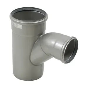 Blucher® 839.110.160 Pipe Swept Branch, 160 mm Nominal, Stainless Steel, Import