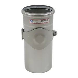 Blucher® 840.160.160 Access Pipe, Import, Socket x Spigot End Style, Stainless Steel, AISI 304 EN 1.4301