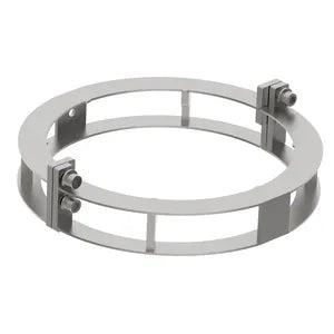 Blucher® 847.001.315 PC Series, PC-12 Peak Pressure Pipe Clamp, 12 in Pipe, 304 Stainless Steel, Pickling/Passivation