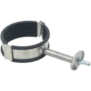 Blucher® 860.040.110 PH Series, PH-4 Pipe Hanger With Anchor and TPE Rubber, Stainless Steel, Pickling/Passivation, Import