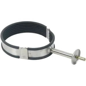 Blucher® 860.040.160 PH Series, PH-6 Pipe Hanger With Anchor and TPE Rubber, Stainless Steel, Pickling/Passivation, Import