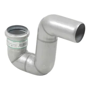 Blucher® PT-2 P-Trap, 50 mm Outlet, Stainless Steel