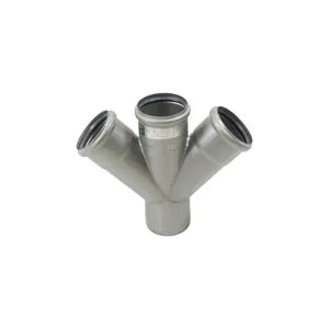 Stainless Steel Double Wye 45 Degree