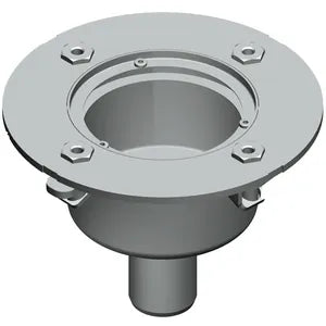 4"(110) 316L SS Steel Deck Marine Drain - Lower Part for Steel Deck with Non-Welded Flange - 470.900.110 S
