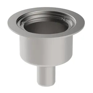 2"(50) 316L SS Aluminum Deck Marine Drain - Lower Part for Aluminum Deck with Bi-Metal Welding Flange - 480.200.050 S
