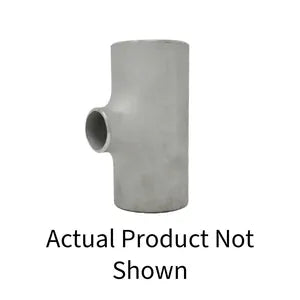 1-1/2" X 1-1/4" Reducing Tee Buttweld S/40s Seamless Aluminum 6061-T6 B361