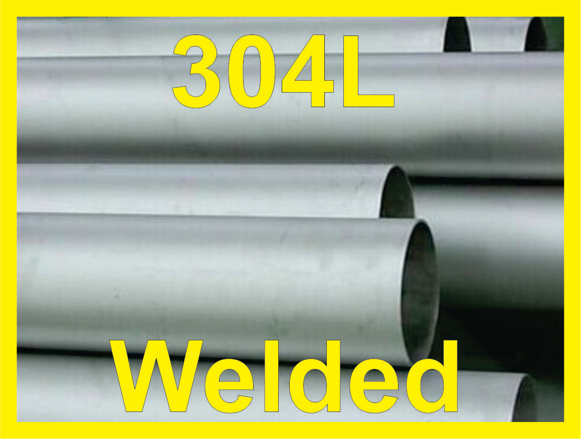 3" Welded Pipe Schedule 5s, Stainless Steel 304/304L ASTM A312 ASME SA312