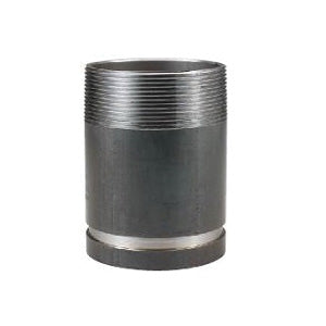 SHURJOINT® SJ59153G Model 59 Nipple, Carbon Steel, 1-1/2 in Nominal, SCH 40/STD, Grooved x Thread End Style, Black Oxide, Import