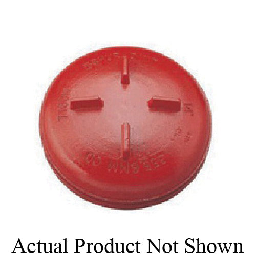 SHURJOINT® SJ7160H12P Domed End Cap, 12 in, Grooved, Ductile Iron, Painted, Import