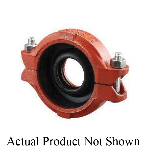 SHURJOINT® SJ770643PE Model 7706 Reducing Coupling, 4 x 3 in Nominal, Grooved End Style, Ductile Iron, Painted, Import