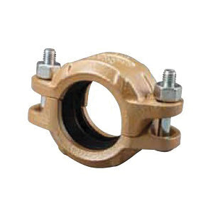 SHURJOINT® SJC3055GS Model C305 Rigid Coupling, 5 in Nominal, CTS End Style, Ductile Iron, Epoxy Coated, Import