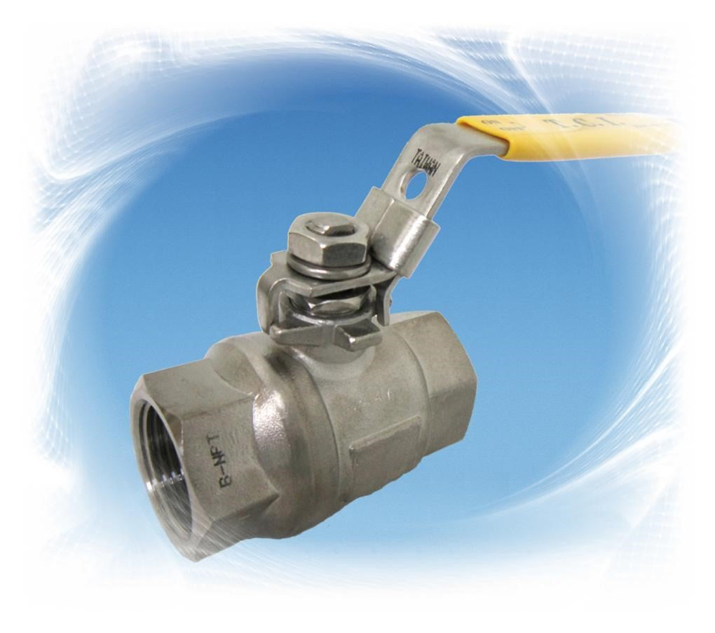 TCI Ball Valve Threaded Full Port Stainless Steel 1000# Seal Weld 02XWS