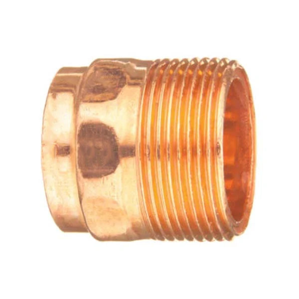 Wrot Copper DWV Male Adapter 1 1/4 in C x M