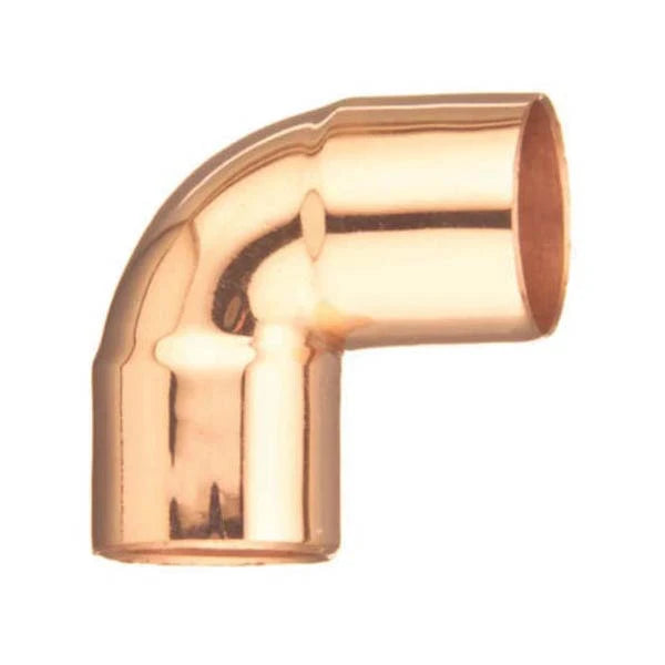 Wrot Copper 90 Degree Elbow 3/8 in C x C