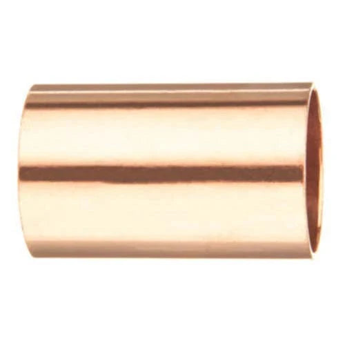 Solder Coupling, 1 1/2 in, C x C, Wrot Copper, Domestic