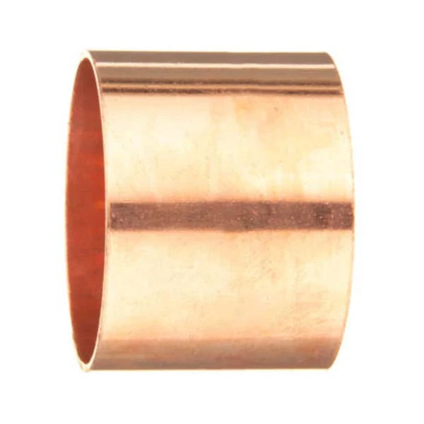 Wrot Copper DWV End Coupling With Stop 4 in C x C