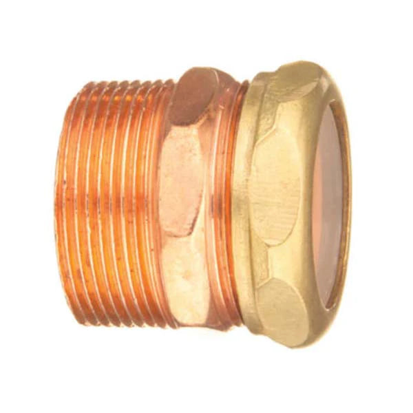 Wrot Copper DWV Male Trap Adapter 1 1/2 in M x Slip Joint