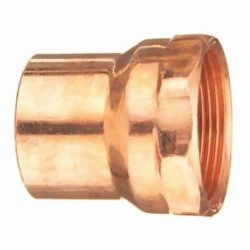 Wrot Copper Female 2 x 1 1/2 Inch Reducer Fitting C x FNPT