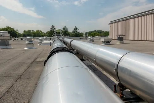 rooftop piping support system