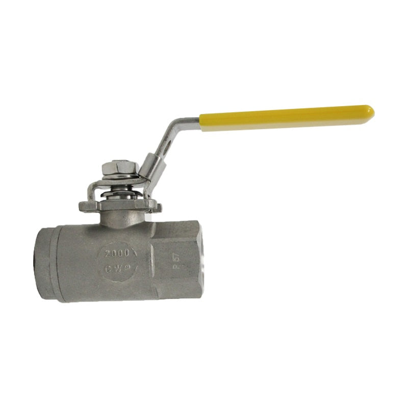 1-1/2" Ball Valve, Stainless Steel, Standard Port Threaded 1500# TCI # TC-0612M