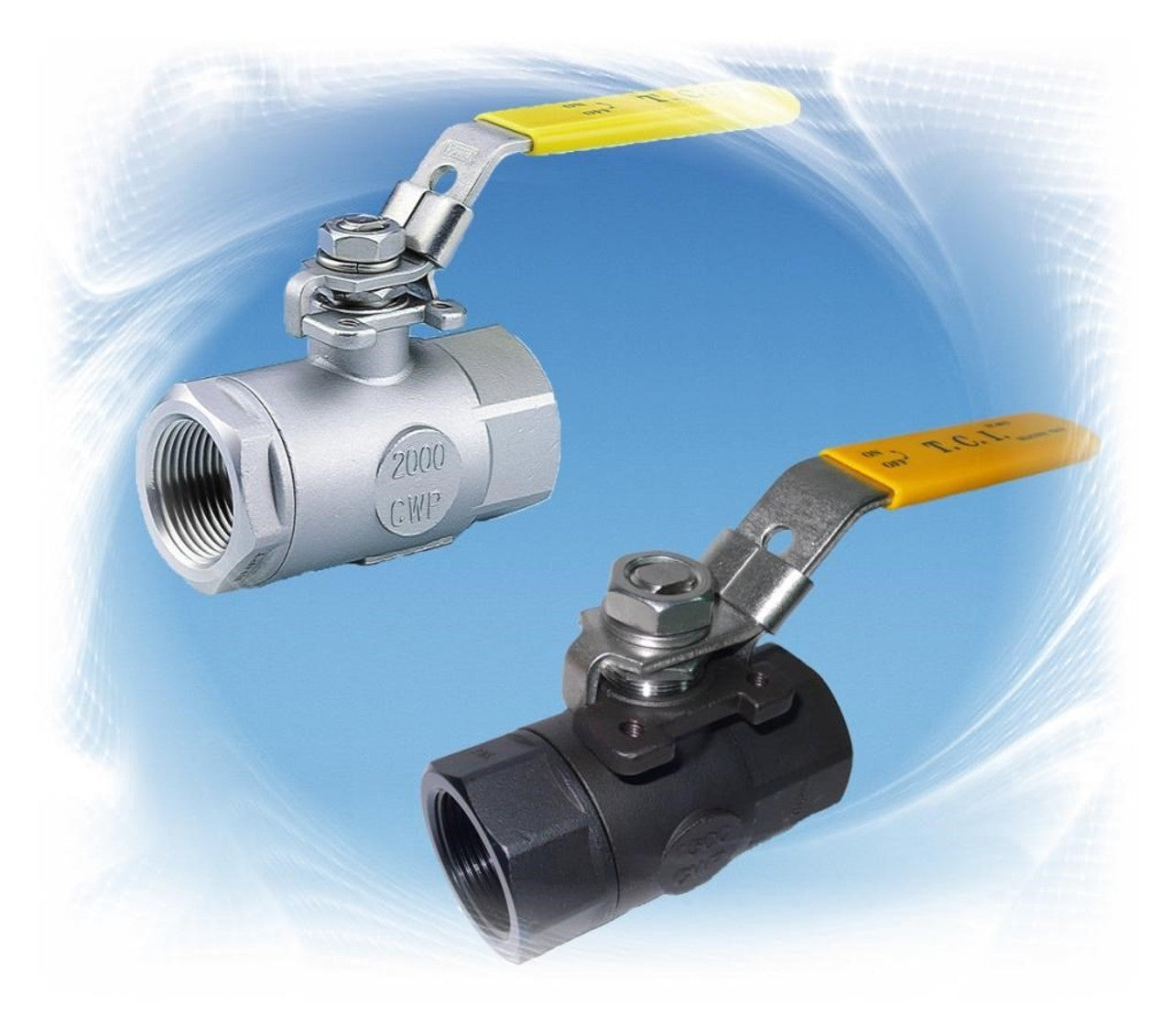 1-1/2" Ball Valve, Stainless Steel, Standard Port Threaded 1500# TCI # TC-0612M
