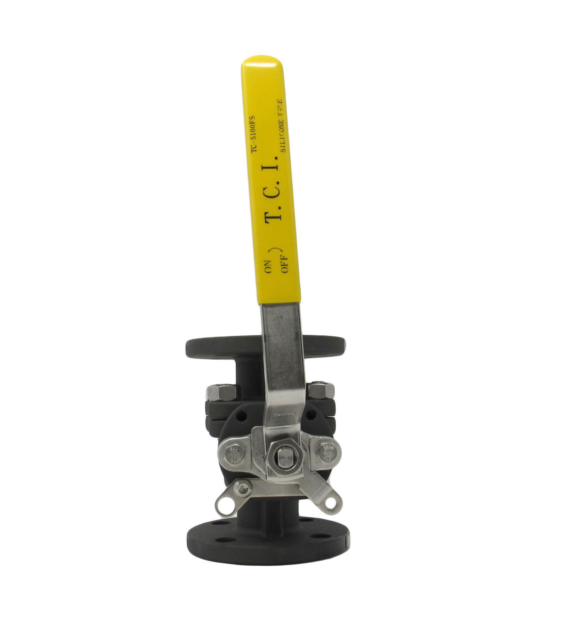 1-1/4" Ball Valve, 150# Flanged Carbon Steel Fire-Safe Full Port 2 Piece TCI #TC-5100FS