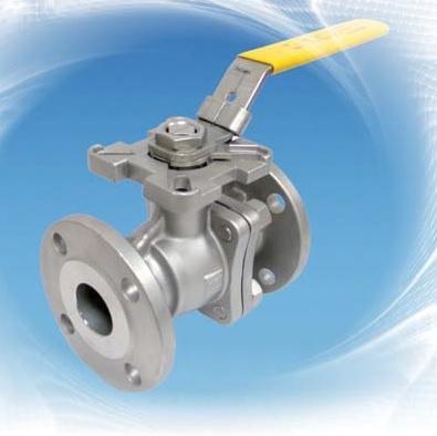 3" Ball Valve, 150# Flanged 316 Stainless Steel Direct-Mount, Fire-Safe, Full Port 2 Piece  TCI #7000FS