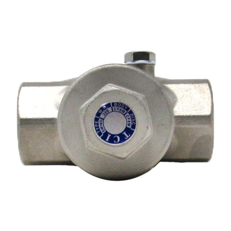 1-1/4" Swing Check Valve 200# Threaded 316 Stainless Steel TCI  TC-CK