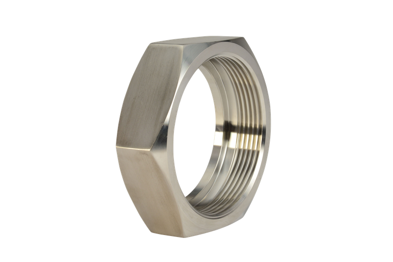 2.5" Union Hex Nut -304 3-A Sanitary #W413H-25