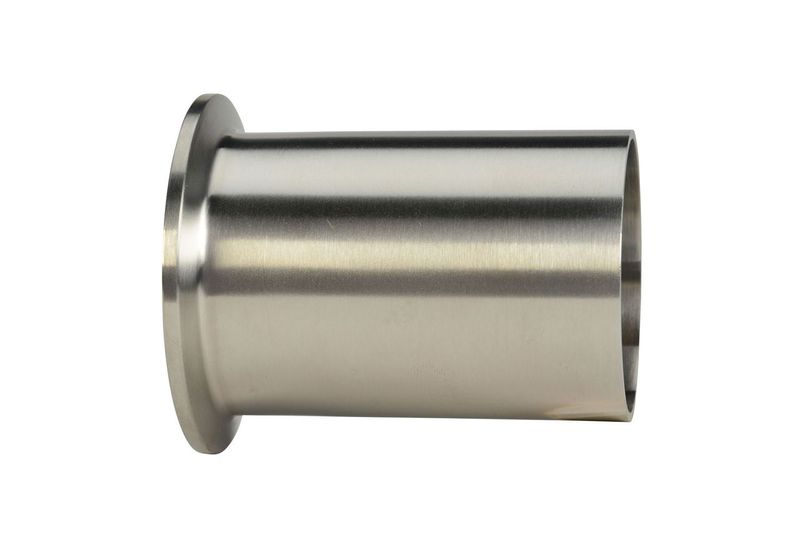 1.5" Tank Ferrule Light Duty-316L-3"OAL 3-A Sanitary #W614WLMP-15