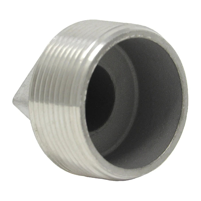 Stainless Square Plug 150# Threaded Fitting - Side View