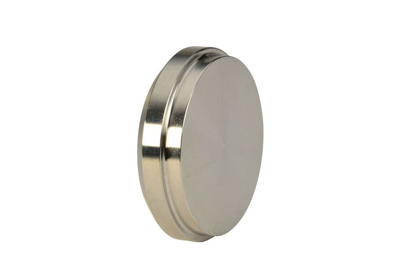 2.5" Bevel Seat End Cap -304 3-A Sanitary #W416A-25