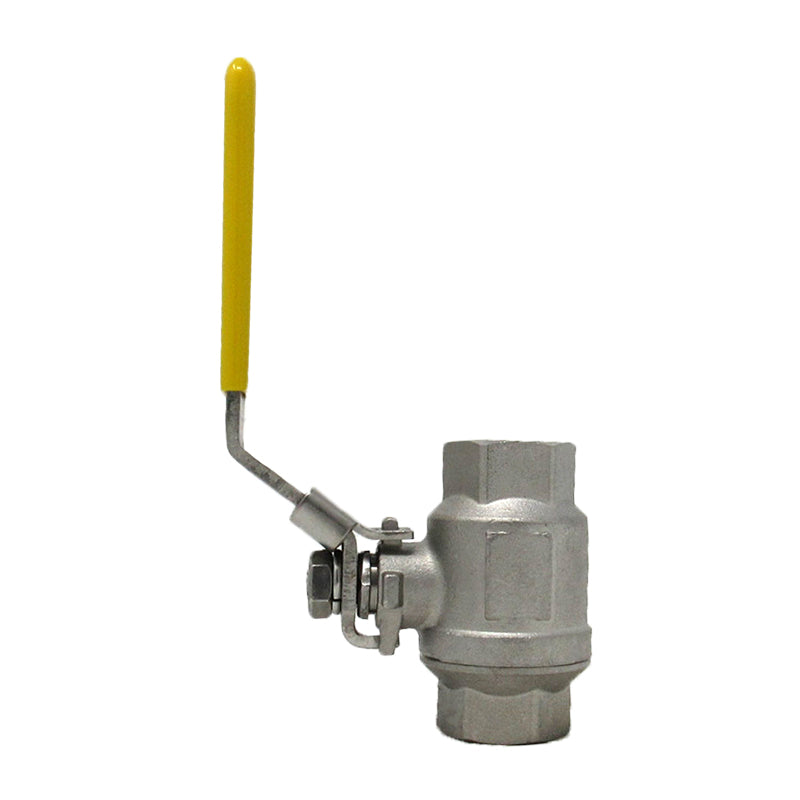 1" Ball Valve 1000# 316 2-Piece Full Port Threaded TCI  TC-02X