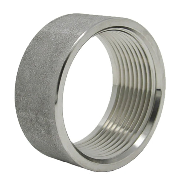 Pipe Fittings Direct. 1/4 X 1/8 Inch NPT 304 Stainless Steel Class 150 Reducing Coupling 200