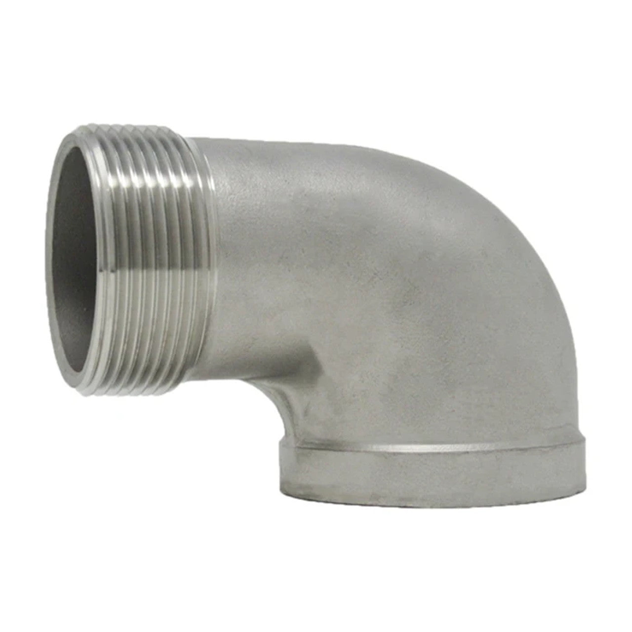 5" Street 90 316 Stainless Steel 150# Threaded Cast Pipe Fitting