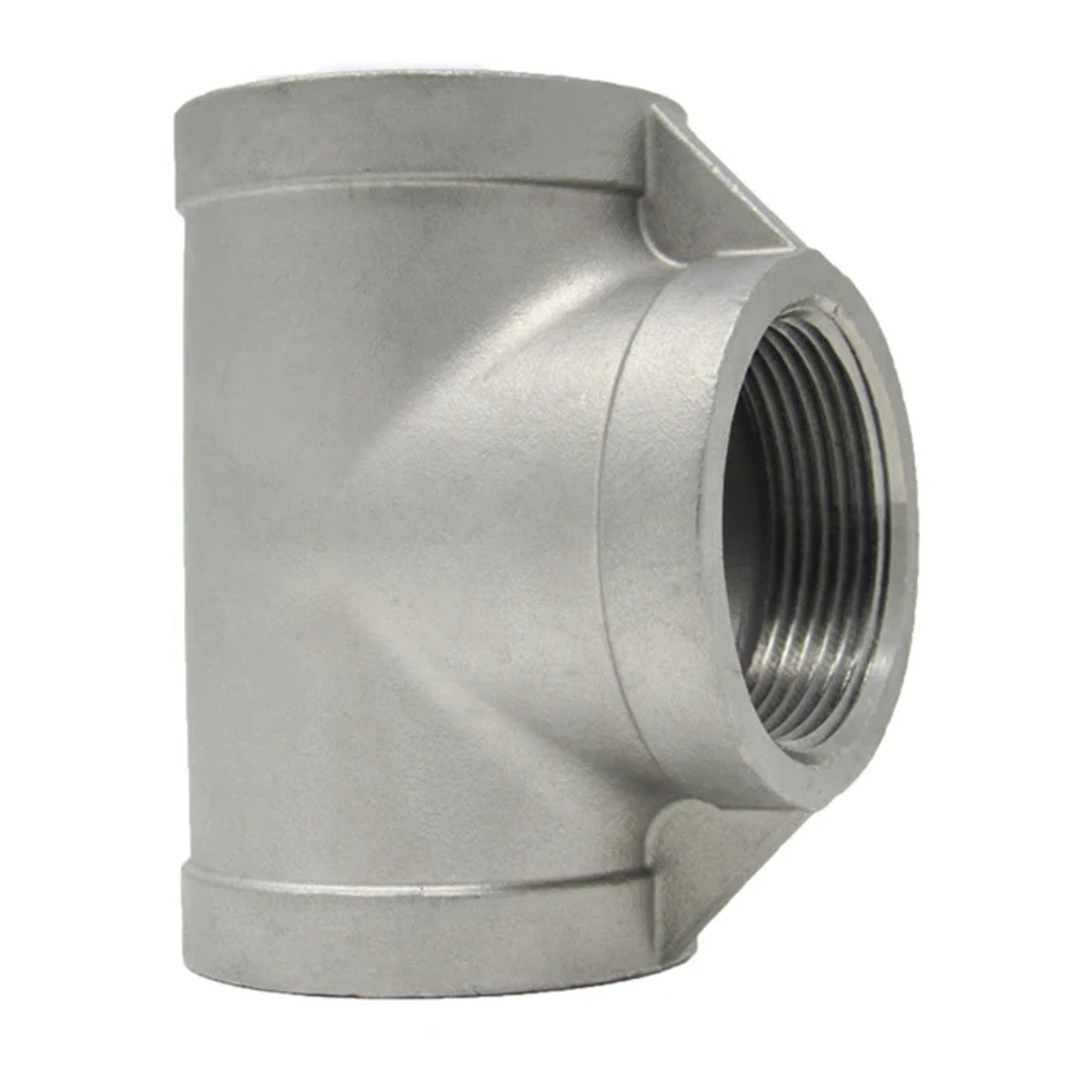 6" Tee 316 Stainless Steel 150# Threaded Cast Pipe Fitting