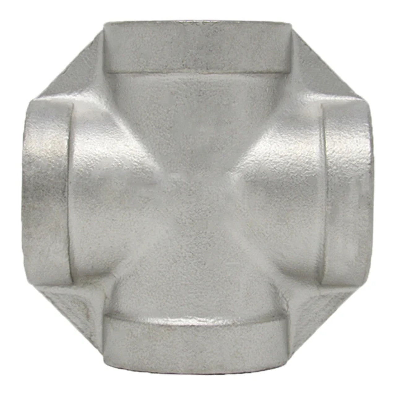 5" Cross 316 Stainless Steel 150# Threaded Cast Pipe Fitting